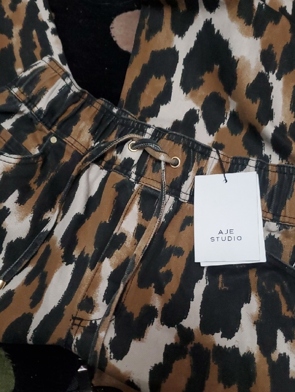 AJE STUDIO Airlie Animal Print Pants - Picture 5 of 10